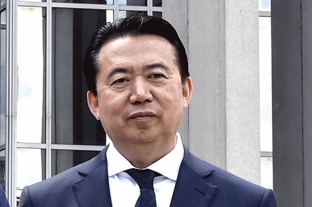 Ausencia. El presidente de la Interpol, Meng Hongwei, desapareció tras haber llegado a China a finales de septiembre. Foto: REUTERS