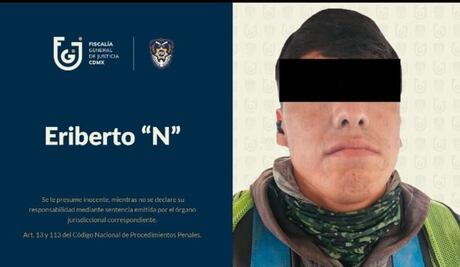 Detienen a presunto feminicida de Paola Moreno; lo ingresan al Reclusorio Oriente