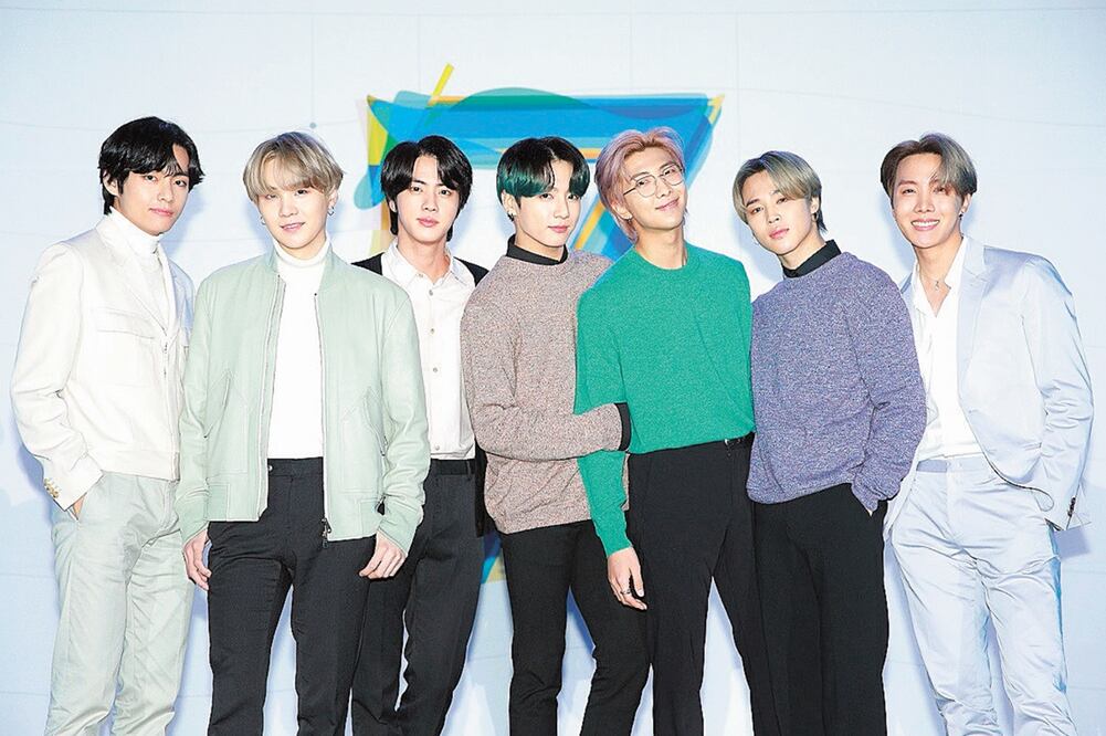 Integrantes de la agrupación BTS. Foto: EFE, archivo