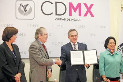 Conaculta y GDF firman convenio para la restauración de El Caballito