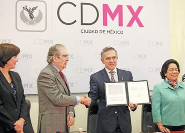 Conaculta y GDF firman convenio para la restauración de El Caballito