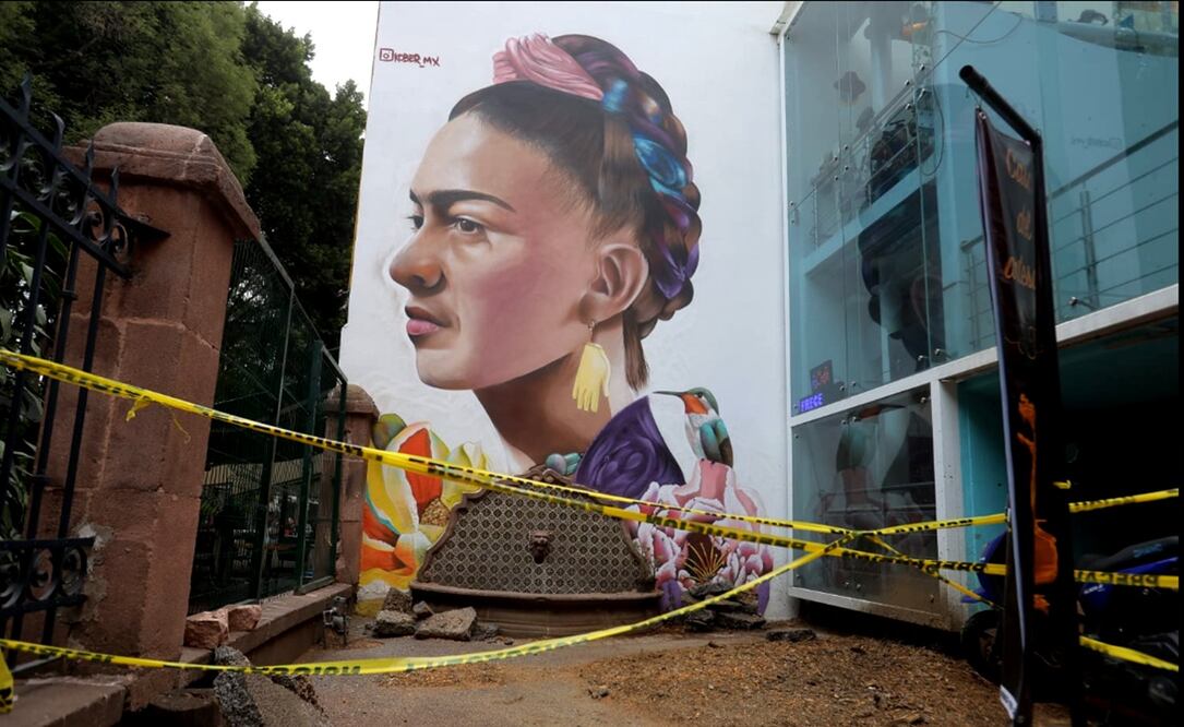 Persisten afectaciones en Coyoacán por lluvias del pasado fin de semana, el 6 de septiembre de 2025. Foto: Gabriel Pano/EL UNIVERSAL