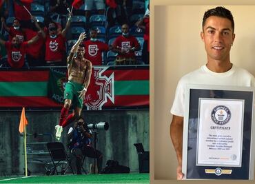 Cristiano Ronaldo recibe Récord Guiness por los 111 goles con Portugal