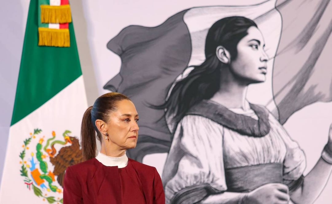 Conferencia mañanera de Claudia Sheinbaum del 4 de diciembre, desde Palacio Nacional. Foto: Axel Sánchez|EL UNIVERSAL