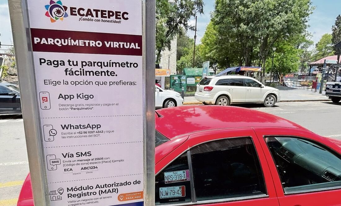 Los mil cajones de estacionamiento con parquímetro operarán de 8:00 a 20:00 horas de lunes a sábado. Foto: Especial