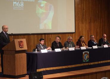 Rectores de cinco universidades piden reconocer el papel del Movimiento del 68