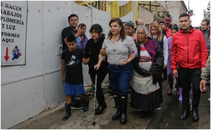 90% de casas afectadas en Xochimilco y Milpa Alta ya han sido atendidas: Clara Brugada; trabajan en proyecto para evitar inundaciones