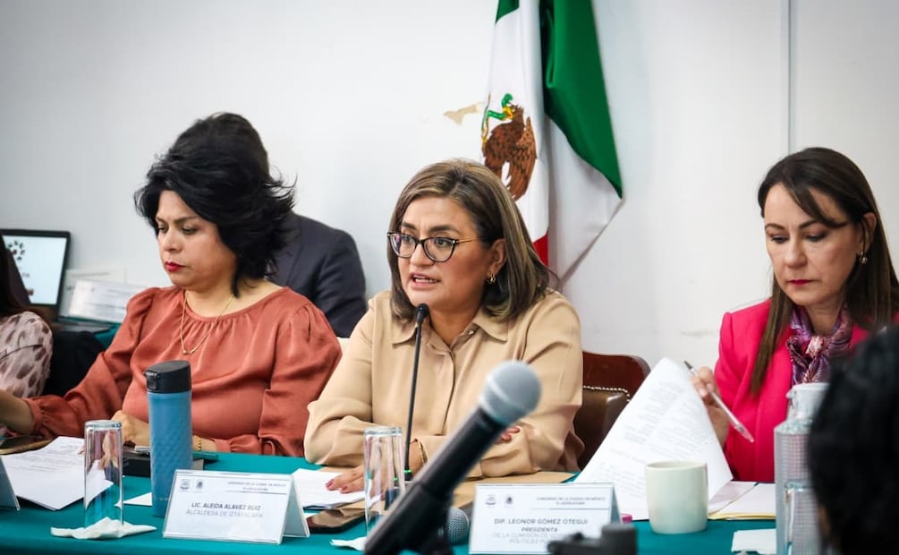 Aleida Alavez Ruiz compareció ante comisiones unidas del Congreso de la Ciudad de México. Foto: Especial