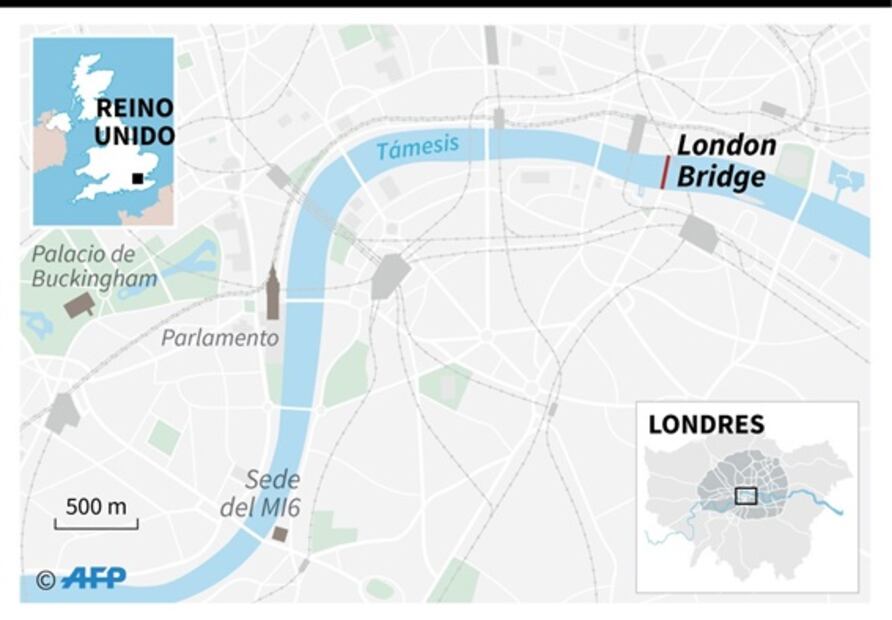 Lo que sabemos sobre el atentado en el puente de Londres