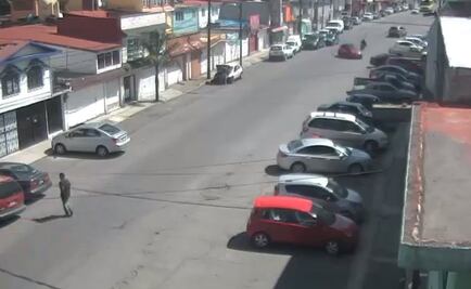 Captan choque entre auto y motocicleta en Metepec