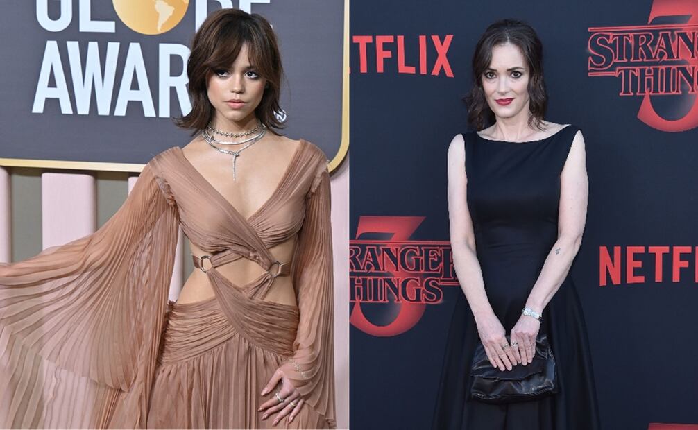 Jenna Ortega y Winona Ryder aparecerán en la secuela de "Beetlejuice".
Fotos: AFP, archivo
