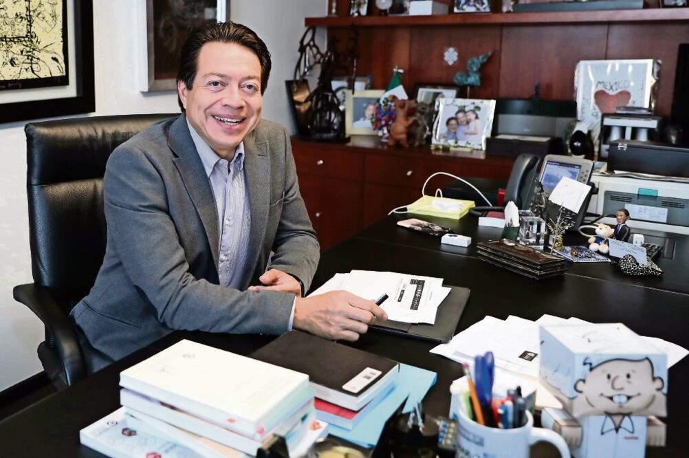 Mario Delgado Carrilo, diputado federal electo por Morena. Foto:  LUCÍA GODÍNEZ. EL UNIVERSAL 