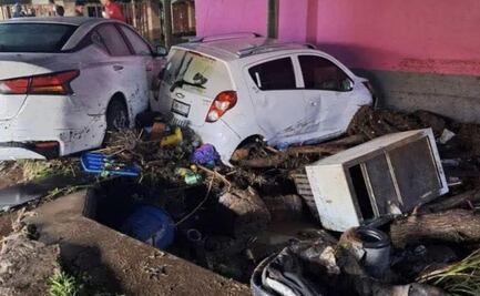 Ruptura de presa Las Golondrinas inundó viviendas y negocios en Ocampo,Guanajuato; reportan una persona lesionada