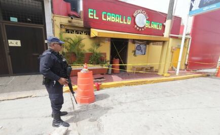 Suman 31 muertos por ataque al bar "El Caballo Blanco" en Coatzacoalcos