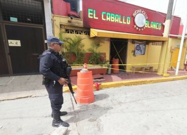 Suman 31 muertos por ataque al bar "El Caballo Blanco" en Coatzacoalcos