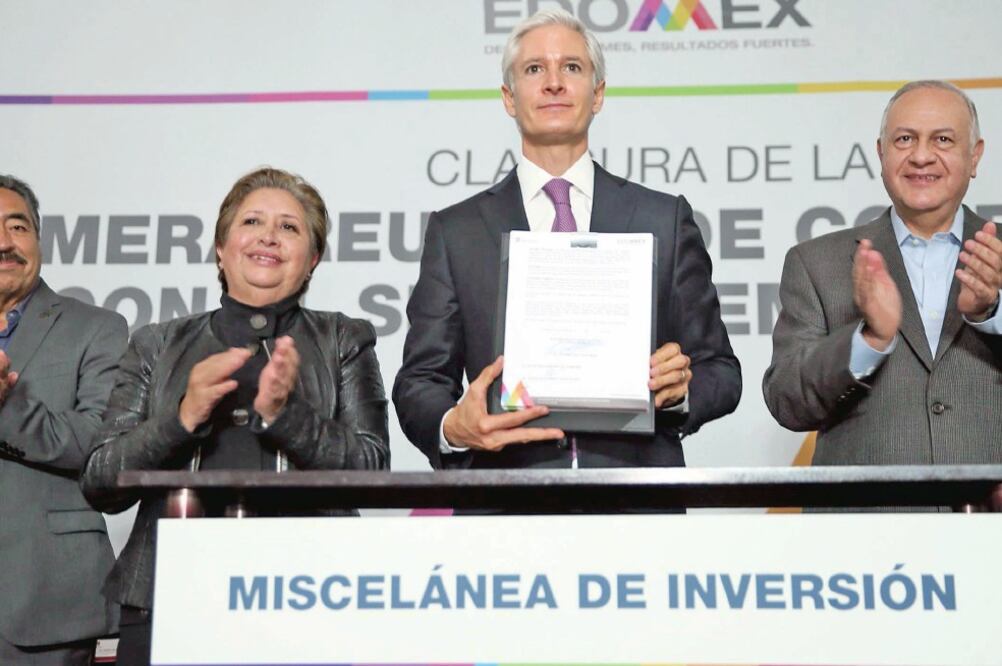 El gobernador del Estado de México, Alfredo del Mazo, se reunió con el sector empresarial mexiquense. Foto: CORTESÍA