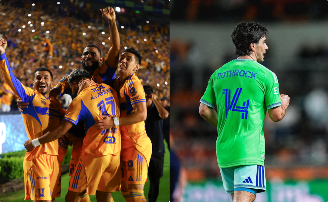 Tigres y Seattle Sounders en la Copa de Campeones de la Concacaf - Fotos: Imago7/@SoundersFC en X