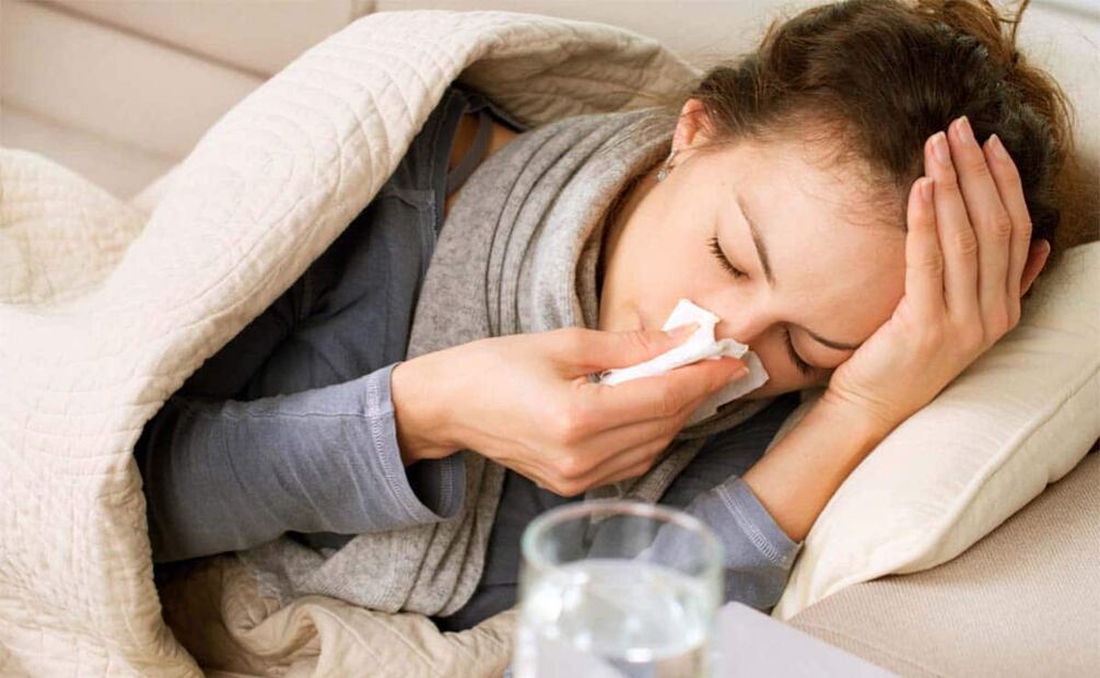 A diferencia de una alergia, la gripa provoca malestar general. Foto: Canva