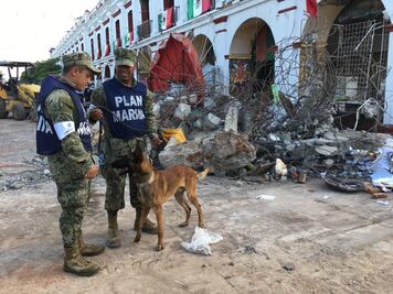 La reconstrucción en Oaxaca y Chiapas