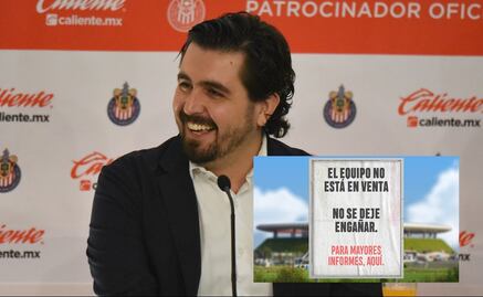 Amaury Vergara niega que Chivas esté en venta