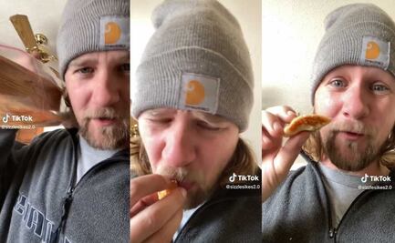 Extranjero prueba un tamal por primera vez, pero... lo come con todo y hoja