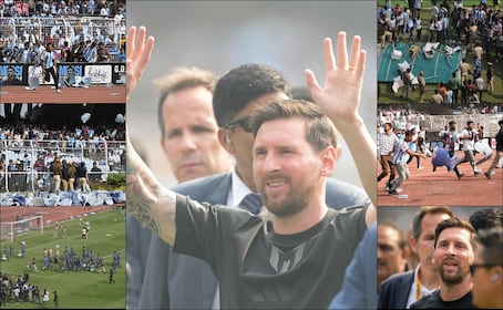 Visita de Lionel Messi en La India desata caos: aficionados enfurecidos vandalizan estadio