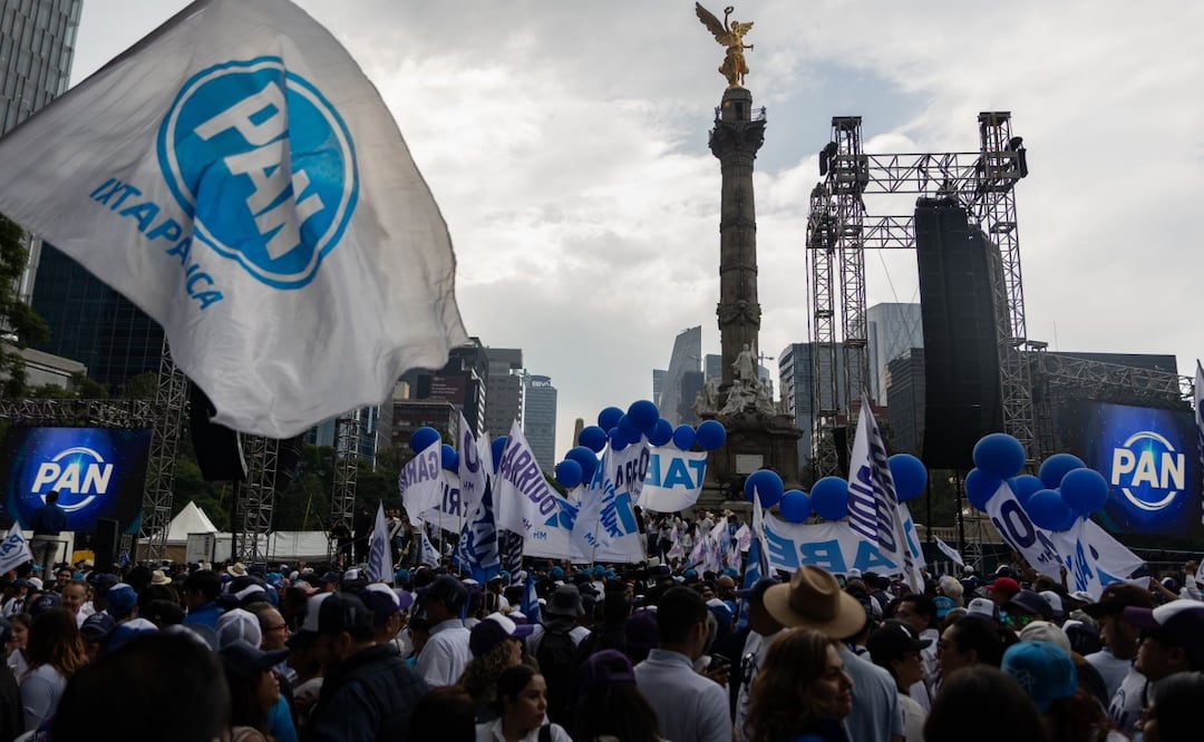 Marcha del PAN en la CDMX (18/10/2025). Foto: Hugo Salvador / EL UNIVERSAL