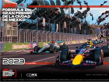 Gran Premio de México presenta pósters oficiales para su edición 2023