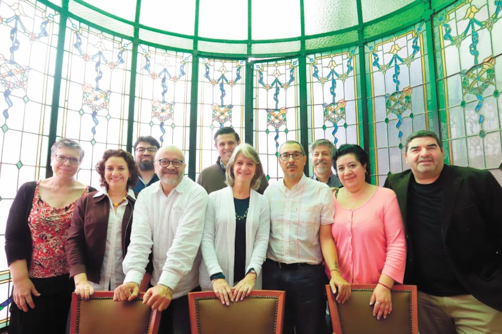 Integrantes del Grupo de Reflexión sobre Economía y Cultura (Grecu). Foto: BERENICE FREGOSO. EL UNIVERSAL