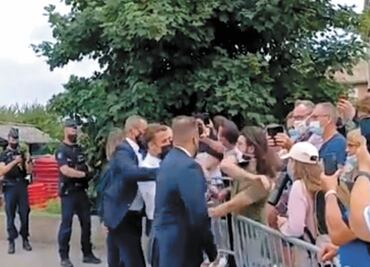 Cachetada a Macron evidencia tensión política