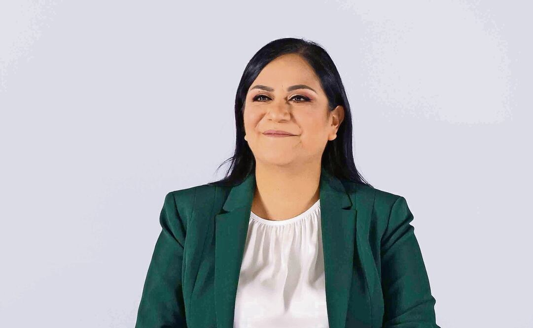 Adriana Montiel destacó la propuesta de entregar apoyos a mujeres de 60 a 64 años de edad. Foto: Diego Simón Sánchez | El Universal