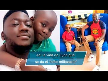 Mompha Jr., el niño influencer que tiene una colección de autos de lujo