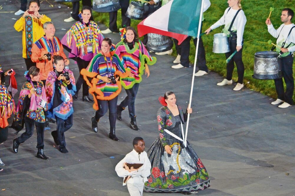 María Espinoza ya portó el lábaro patrio en los pasados Juegos de Londres 2012, donde fue medallista (JAM MEDIA)