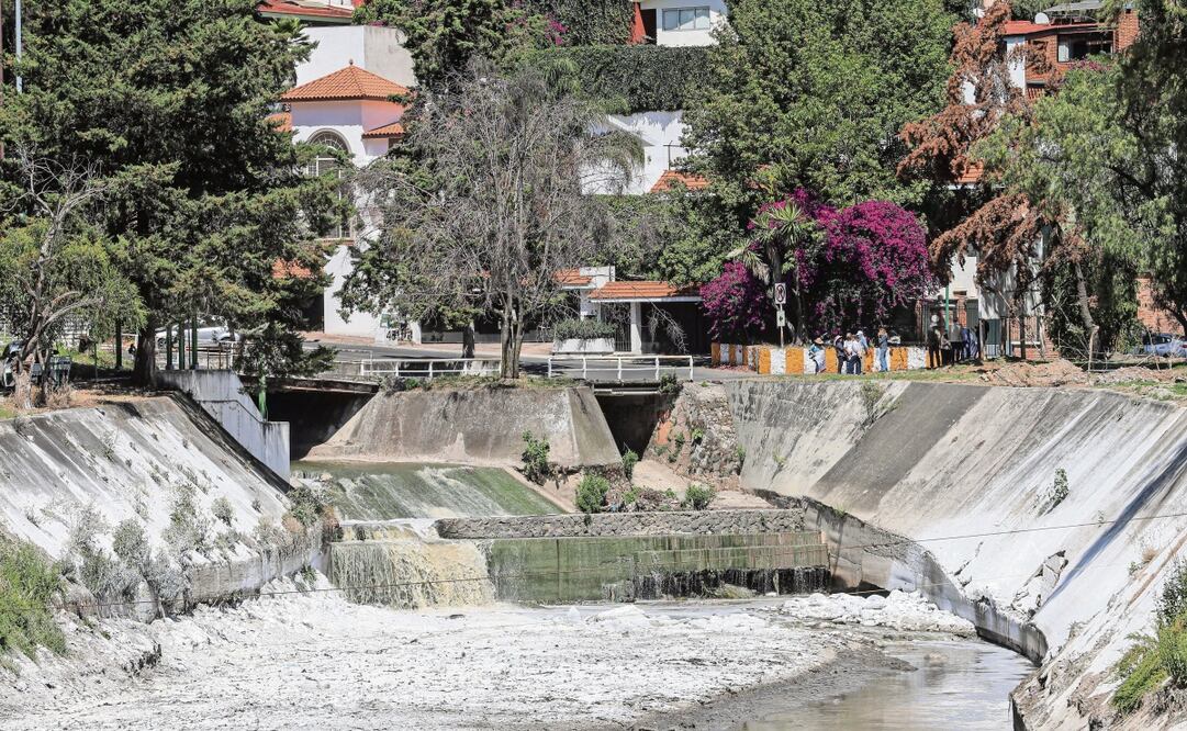 Presa El Capulin, riesgo de salud. Foto: Gabriel Pano / EL UNIVERSAL