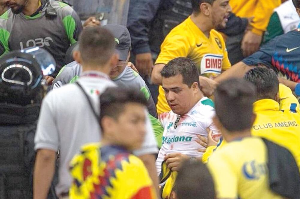 Los santistas primero fueron agredidos por los americanistas. (Especial)