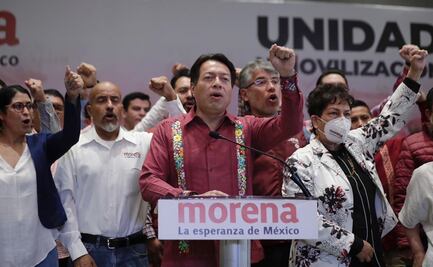 Delfina Gómez, Higinio Martínez, Horacio Duarte y Fernando Vilchis, finalistas de Morena para Edomex
