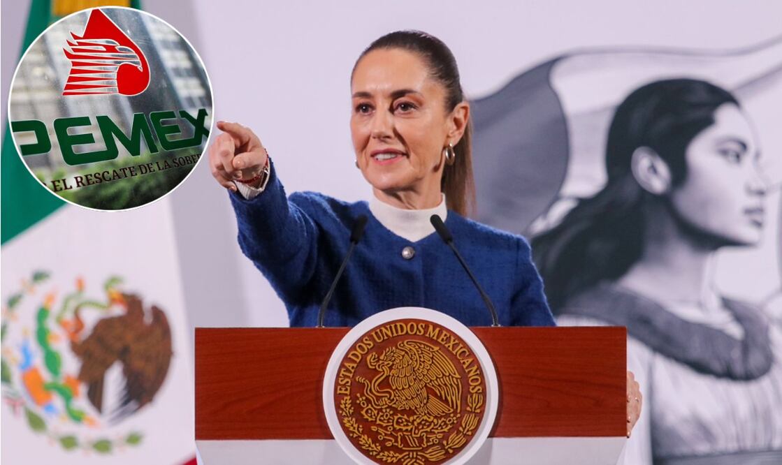 Claudia Sheinbaum, presidenta de México, durante su mañanera en Palacio Nacional, el 15 de enero del 2025. Foto: Axel Sanchéz / EL UNIVERSAL