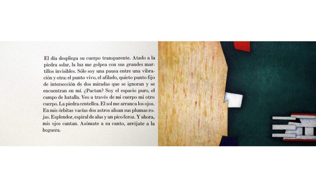 Casa Morton subastará la carpeta "Graven words", integrada por 10 grabados de Gunther Gerzso acompañados cada uno por 10 poemas en prosa del premio Nobel de Literatura mexicano Octavio Paz. FOTO: Ariel Ojeda / EL UNIVERSAL