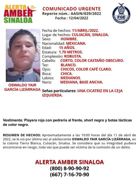 Buscan a mujer y dos adolescentes desaparecidos en Sinaloa