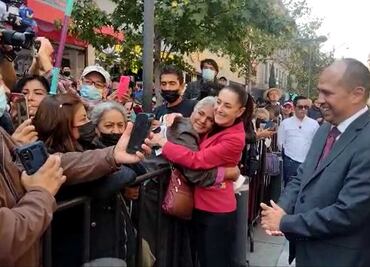 "Corcholatas" llegan a Palacio Nacional para reunión con AMLO tras aprobación de Plan B