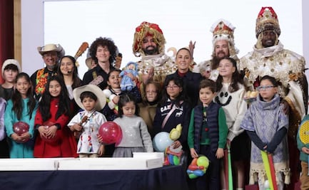 Infancias toman el micrófono en la mañanera por Día de Reyes; Sheinbaum destaca fortalecimiento en programas de educación