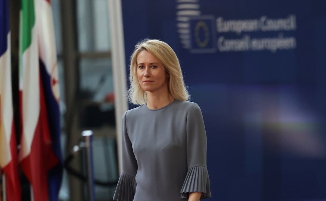 La Alta Representante de la Unión Europea (UE) para Asuntos Exteriores y Política de Seguridad, Kaja Kallas, llega a una reunión formal de los miembros del Consejo Europeo en Bruselas, Bélgica, el 19 de marzo de 2026. Se espera que los líderes discutan la situación en Oriente Medio e Irán, el apoyo continuo a Ucrania, la competitividad europea, la preparación en materia de defensa y la migración en medio de crecientes tensiones geopolíticas y económicas. Foto: EFE
