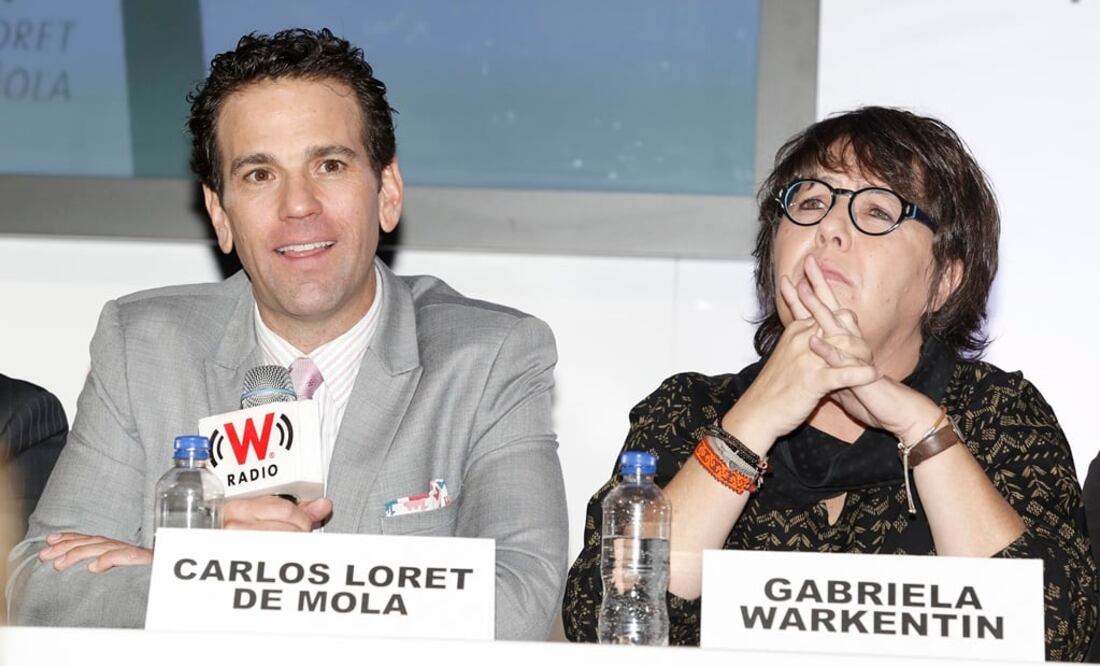 Carlos Loret de Mola y Gabriela Warkentin. Foto: Agustín Salinas