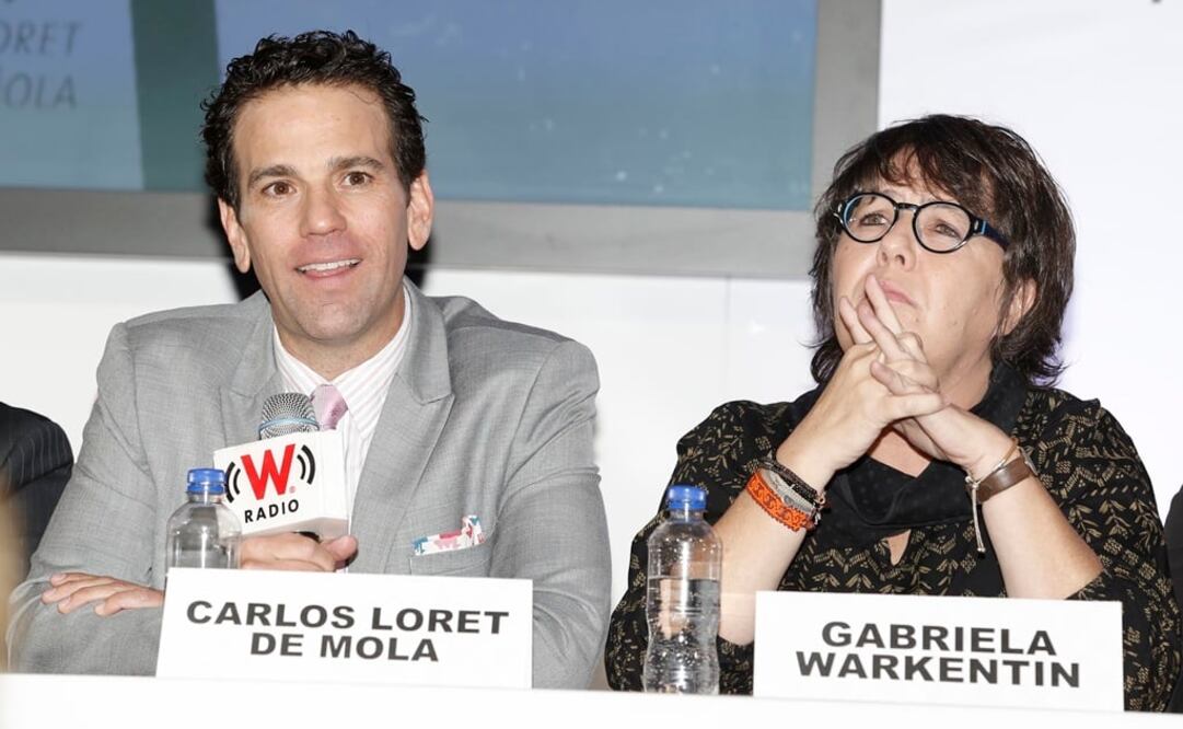 Carlos Loret de Mola y Gabriela Warkentin. Foto: Agustín Salinas