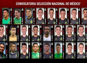 Ochoa, Fuentes y Castro, las novedades en el Tri