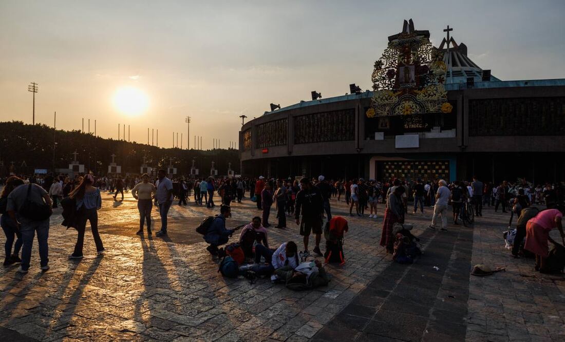 Peregrinos continúan arribando a la Basílica (12/12/2024). Foto: Yaretzy M. Osnaya / EL UNIVERSAL