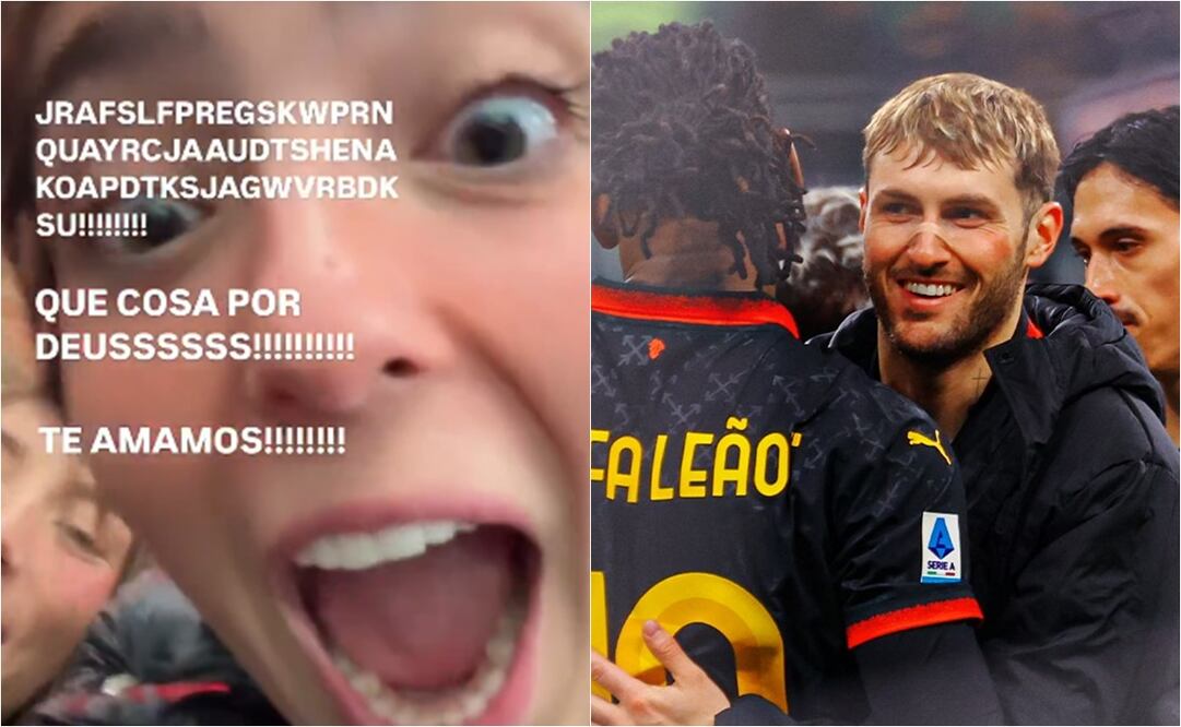 FOTO: ESPECIAL - La épica reacción de la esposa de Santiago Giménez por su gol