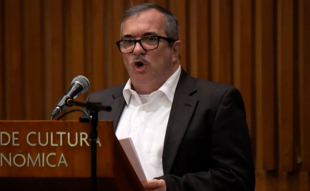 El líder del partido FARC, Rodrigo Londoño, conocido en su época de guerrillero como Timochenko. FOTO: AFP