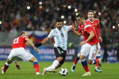 Argentina derrotó a Rusia en la inauguración del estadio Luzhniki 