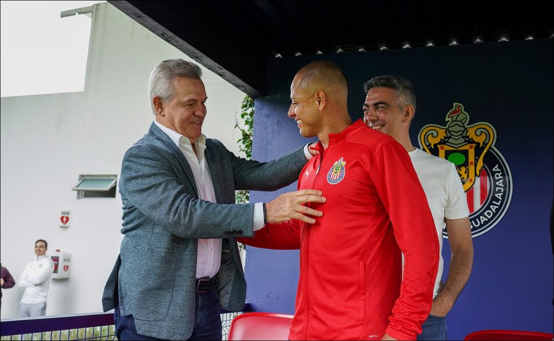 Javier Aguirre y Chicharito Hernández se reencontraron en Verde Valle - Foto: @miseleccionmx (X)